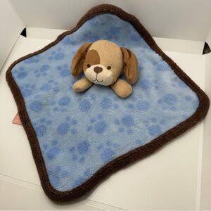 Koala Kids Blue and Brown Plush Blanket